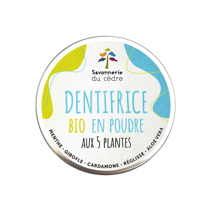 Dentifrice bio aux 5 plantes