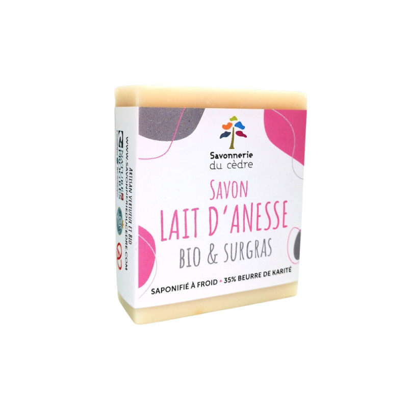 Savon au lait d'ânesse - bio - surgras